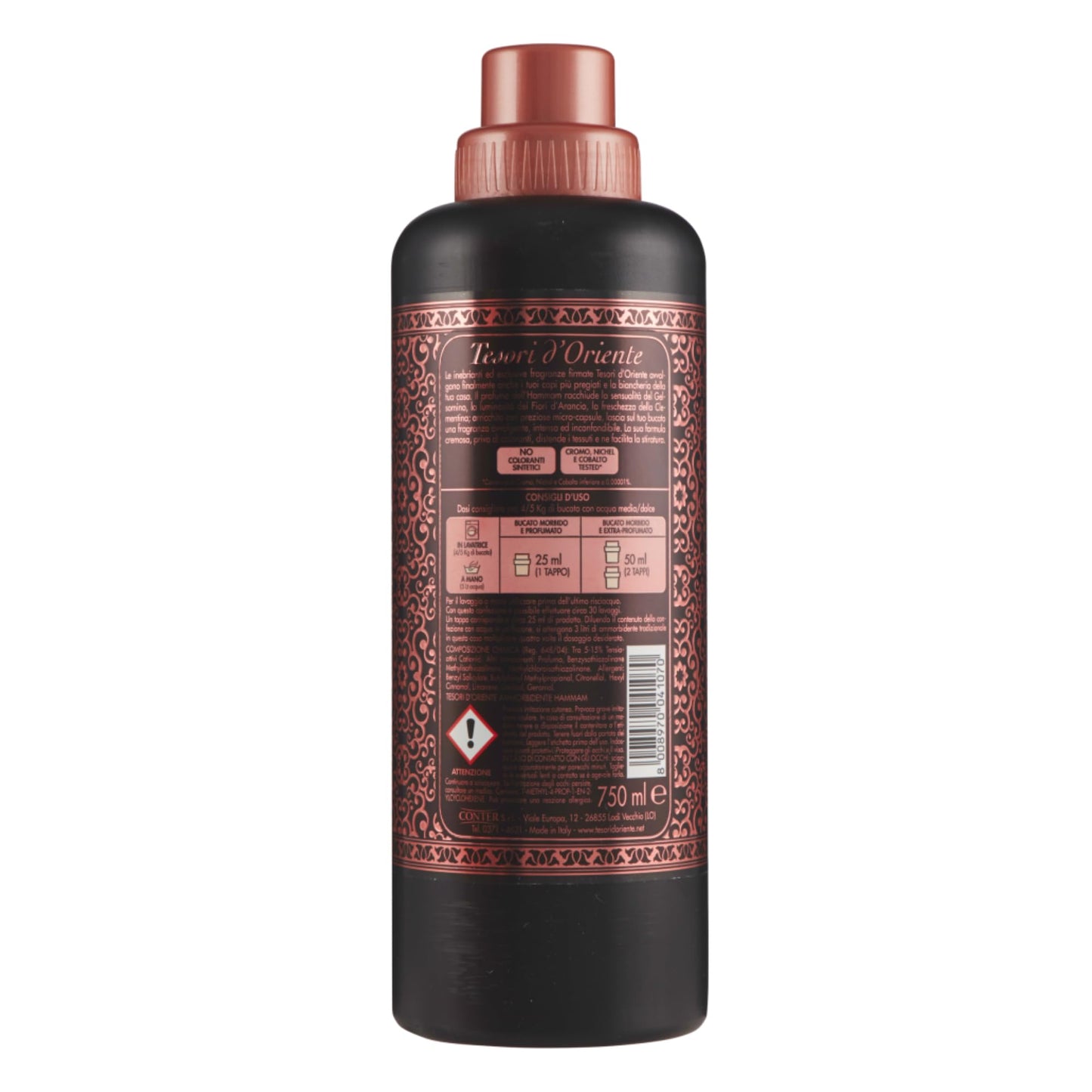 TESORI D'ORIENTE SET AMMORBIDENTE: Hammam - Persian Dream - Byzantium - Ayurveda 760 ml