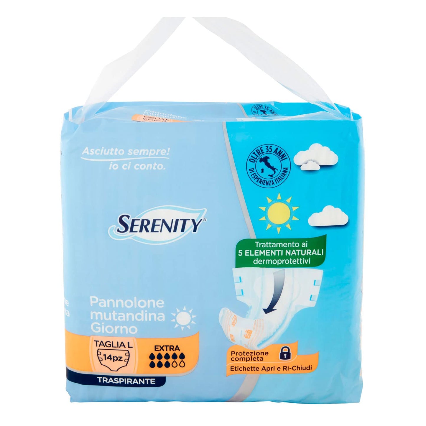 Serenity Pannolone Mutandina, Confezione da 14