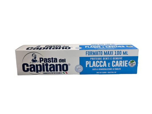 Pasta Del Capitano Dentifricio Placca E Carie 100ML [CONFEZIONE DA 12]