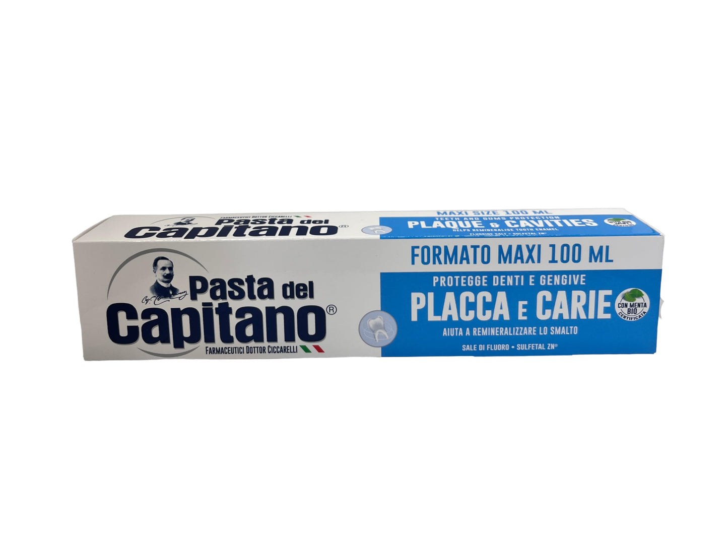 Pasta Del Capitano Dentifricio Placca E Carie 100ML [CONFEZIONE DA 12]