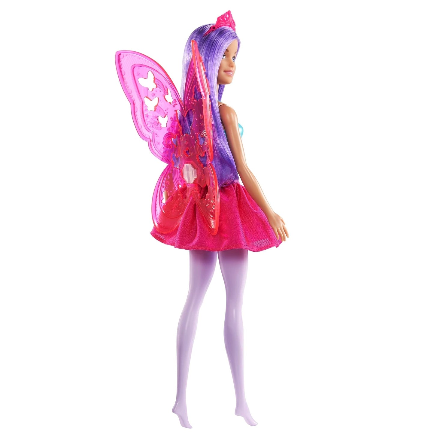 Barbie Dreamtopia-Bambola Fatina cappelli viola e ali rosa