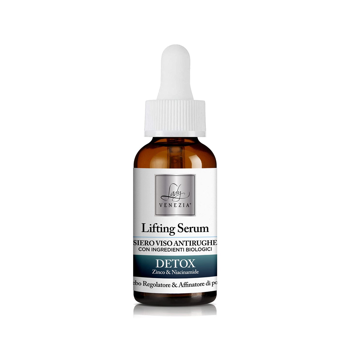 Siero Viso Antirughe Detox con Ingredienti Biologici - 30 ml