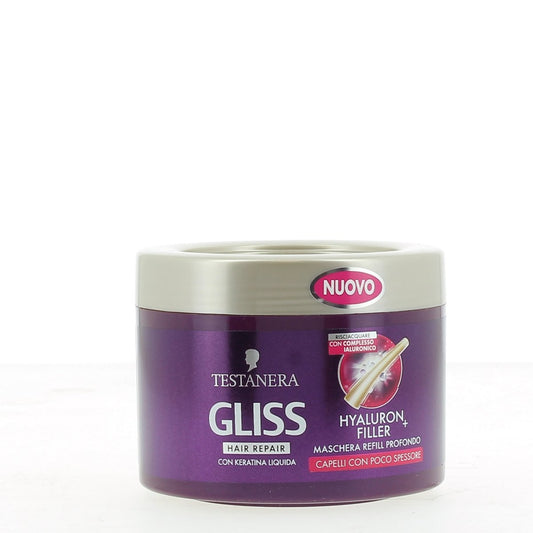 6 x GLISS Maschera Capillare Hyaluron+Filler 200 Ml