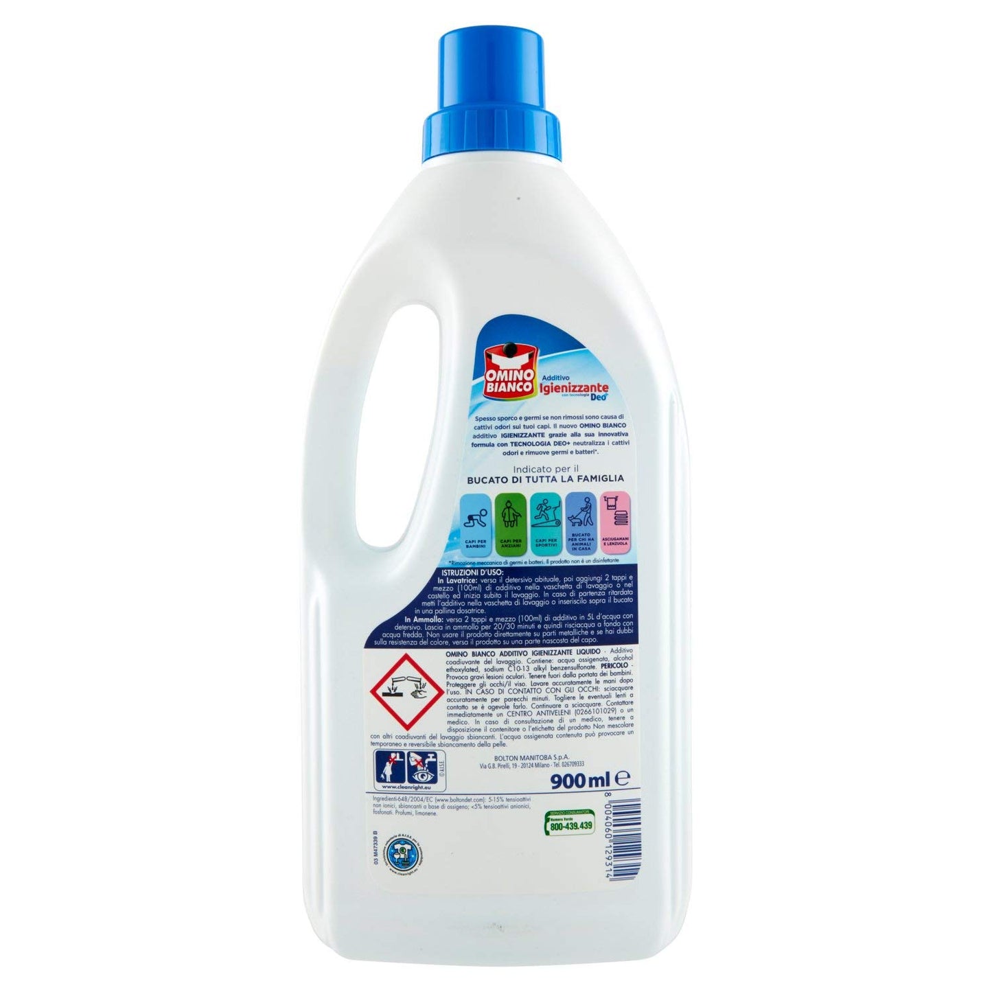 Omino Bianco Disinfettante Liquido - 900 ml