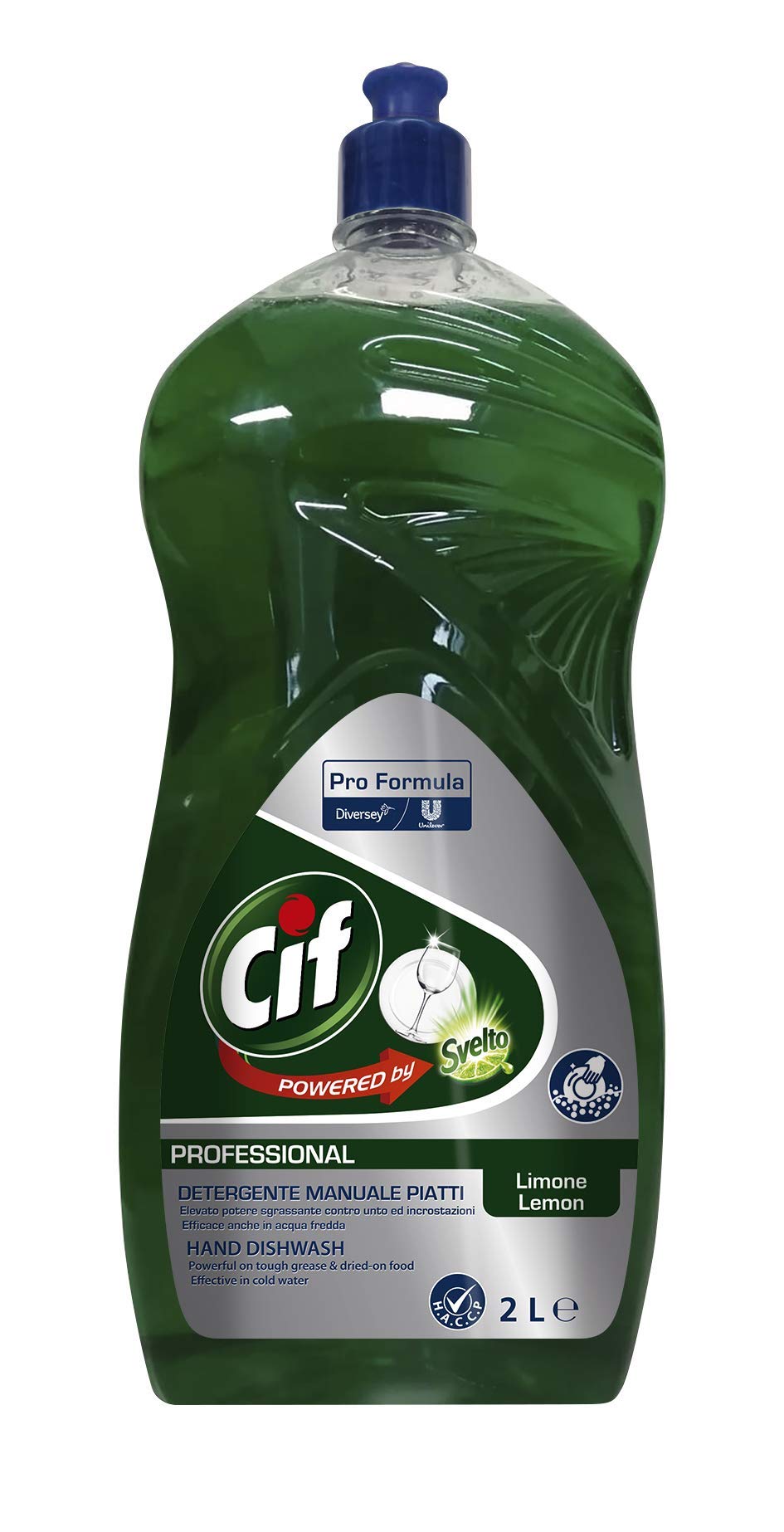 Cif Manuale Piatti Professionale, 6 x 2L