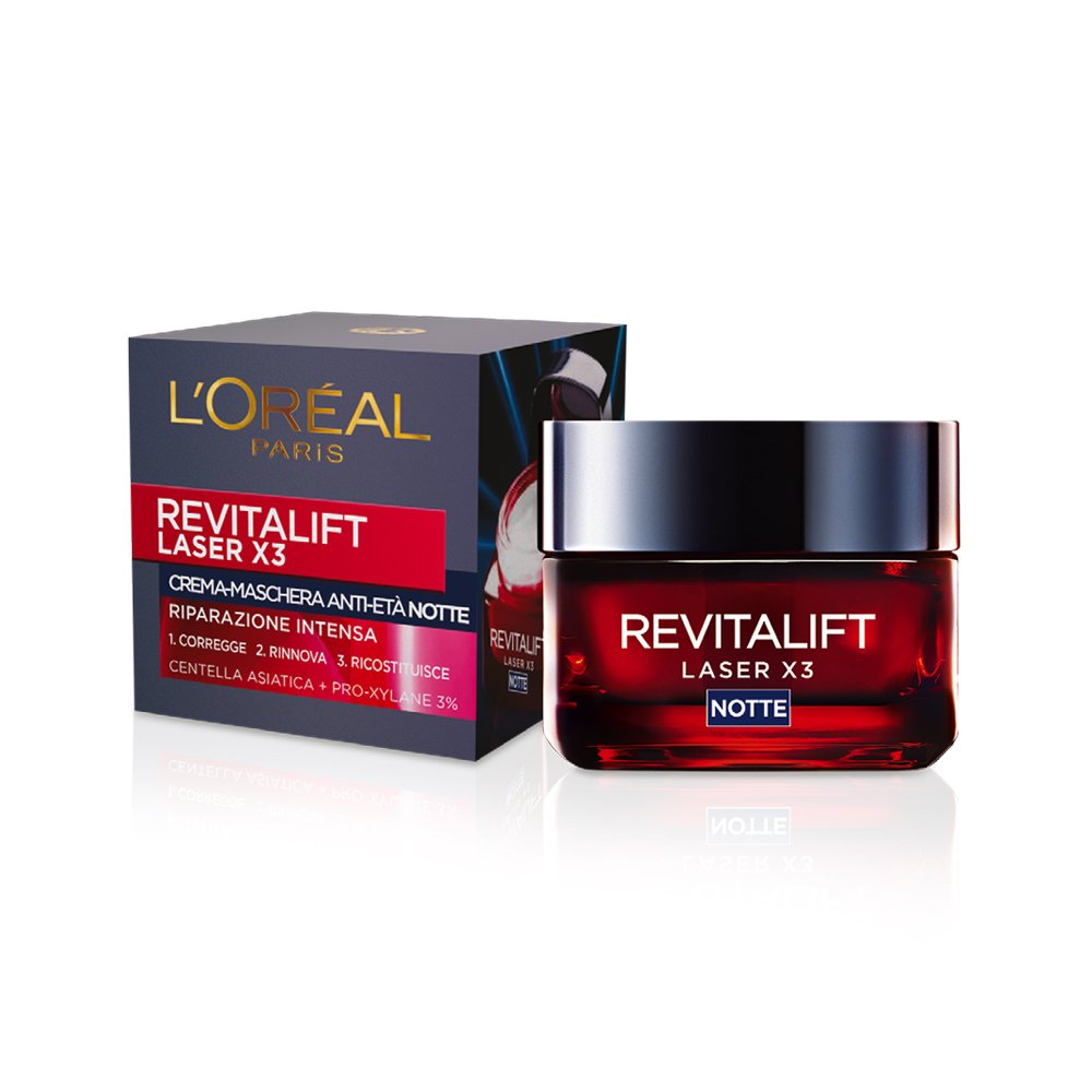 DERMO EXPERTISE Crema Viso Revitalift Laser x3 Notte 50 Ml