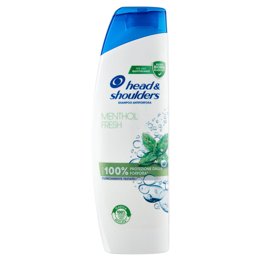 Head & Shoulders Shampoo Antiforfora Menthol Fresh, 225ml