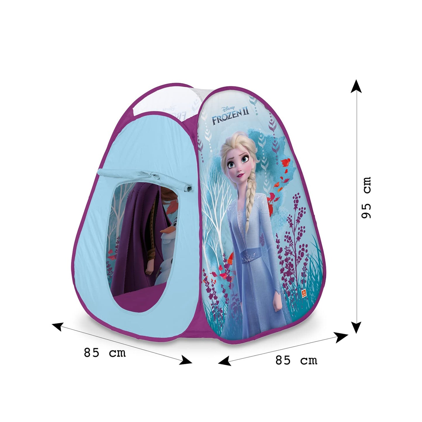 Mondo Toys - Frozen II Pop-Up Tent - Tenda da gioco per bambino / bambina - facile da montare / easy to open - borsa per trasporto INCLUSA - 28391