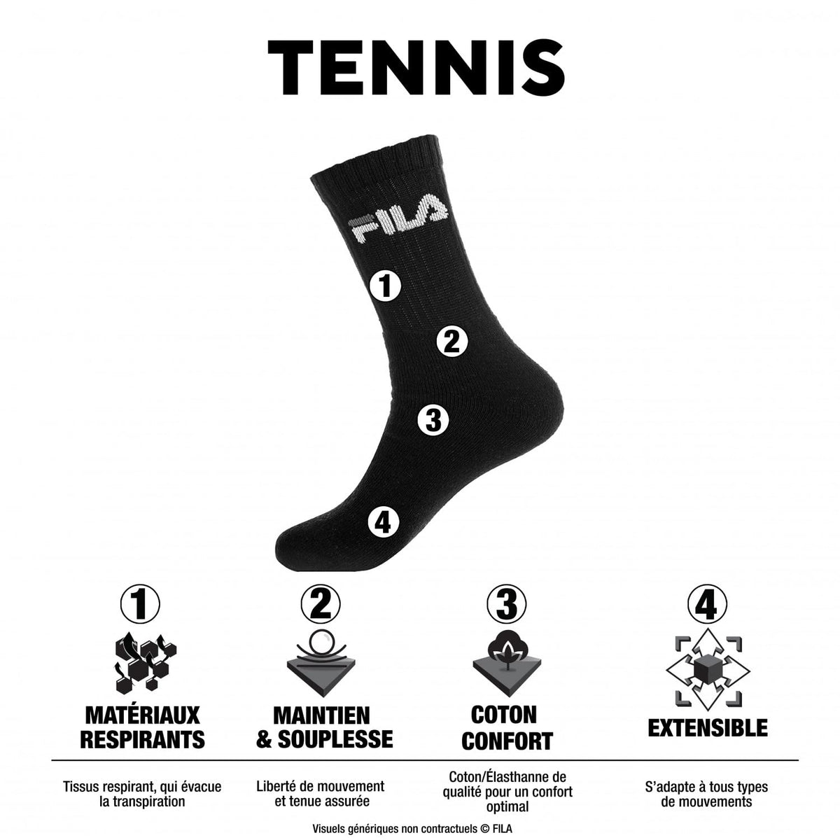 Fila Fila/Am/Tnx9 Calze Sportive Uomo (Pacco da 9)