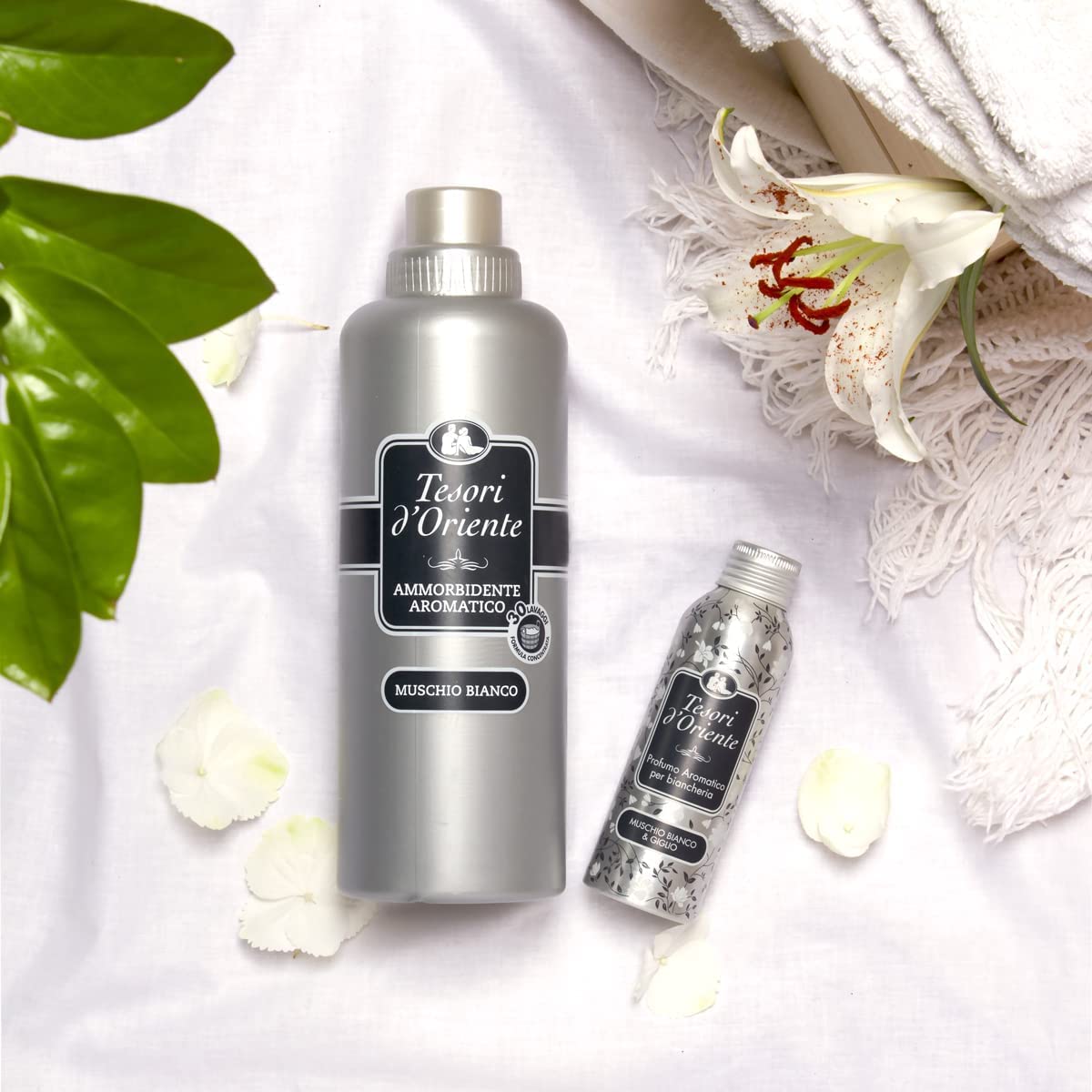 6 x ammorbidenti Tesori d'oriente, muschio bianco, 750 ml