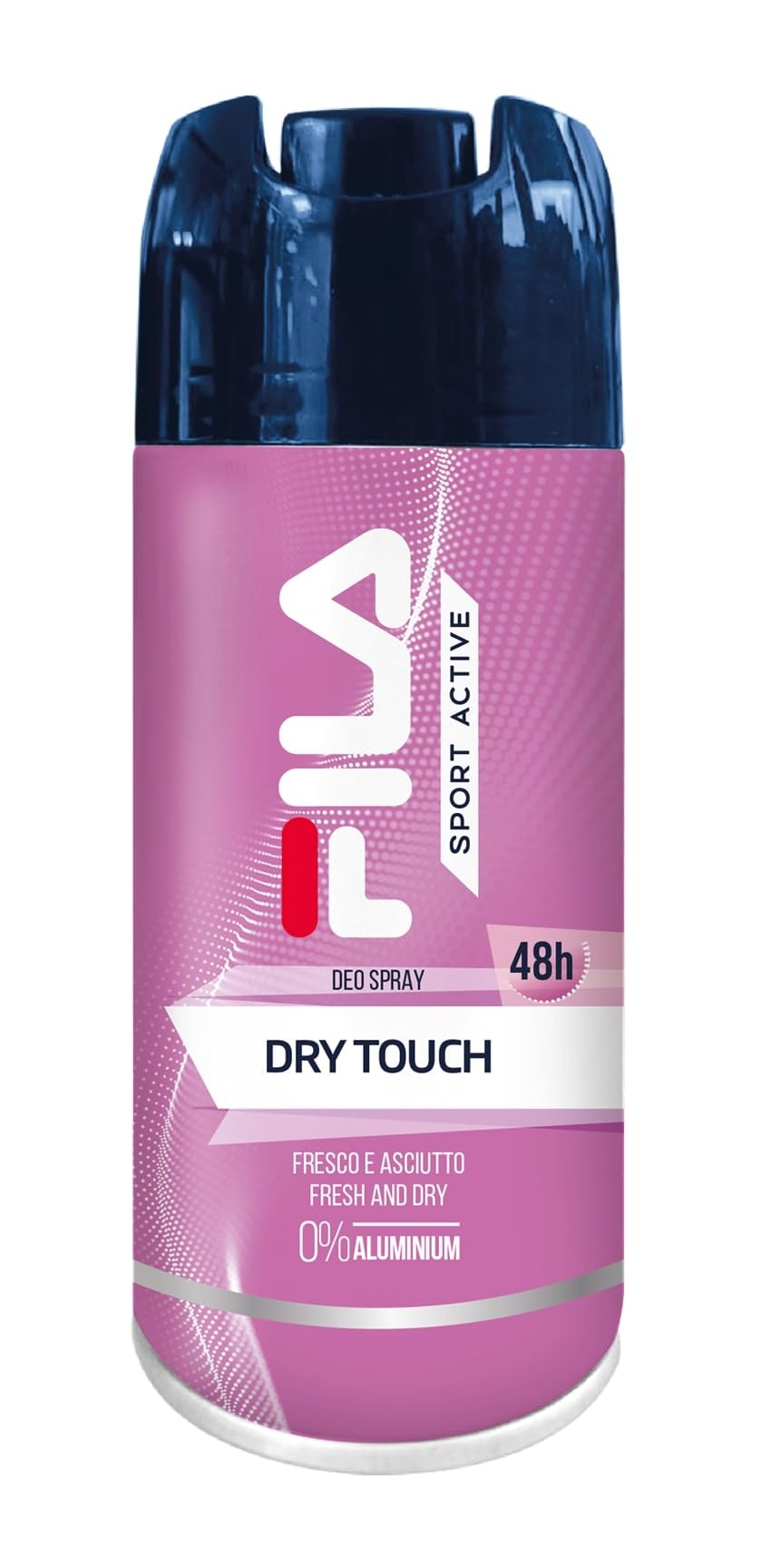 Fila, Deodorante Donna Sport Active Dry Touch, Sensazione Fresca e Asciutta, Deodorante Spray con 48 Ore di Protezione, Protezione Senza Alluminio, Confezione da 150ml