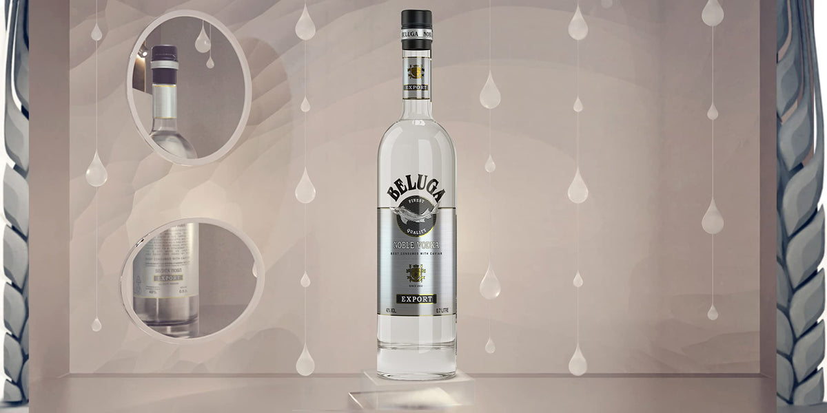 Beluga Vodka 40°, 1L