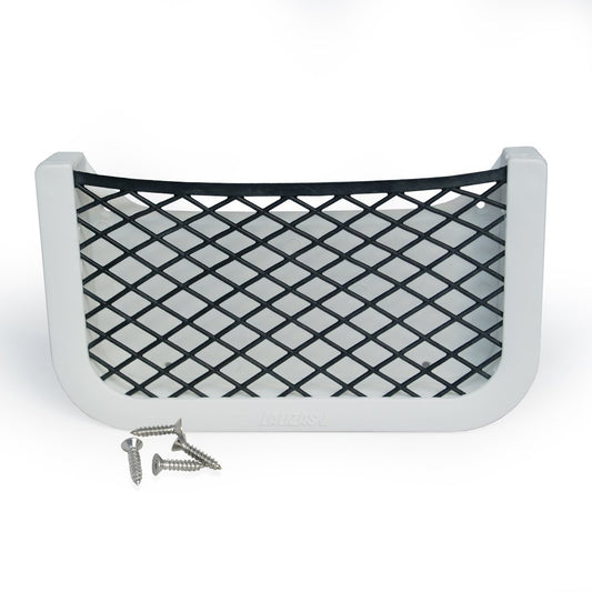 Tasca Portaoggetti con rete BIANCO 120x205 mm