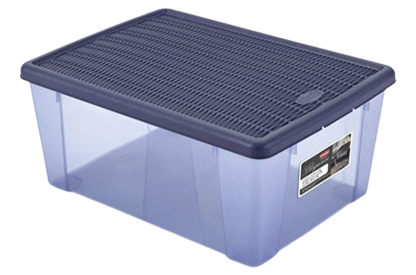 Stefanplast Elegance Scatola Visualbox, Blu, 39x29x17 cm