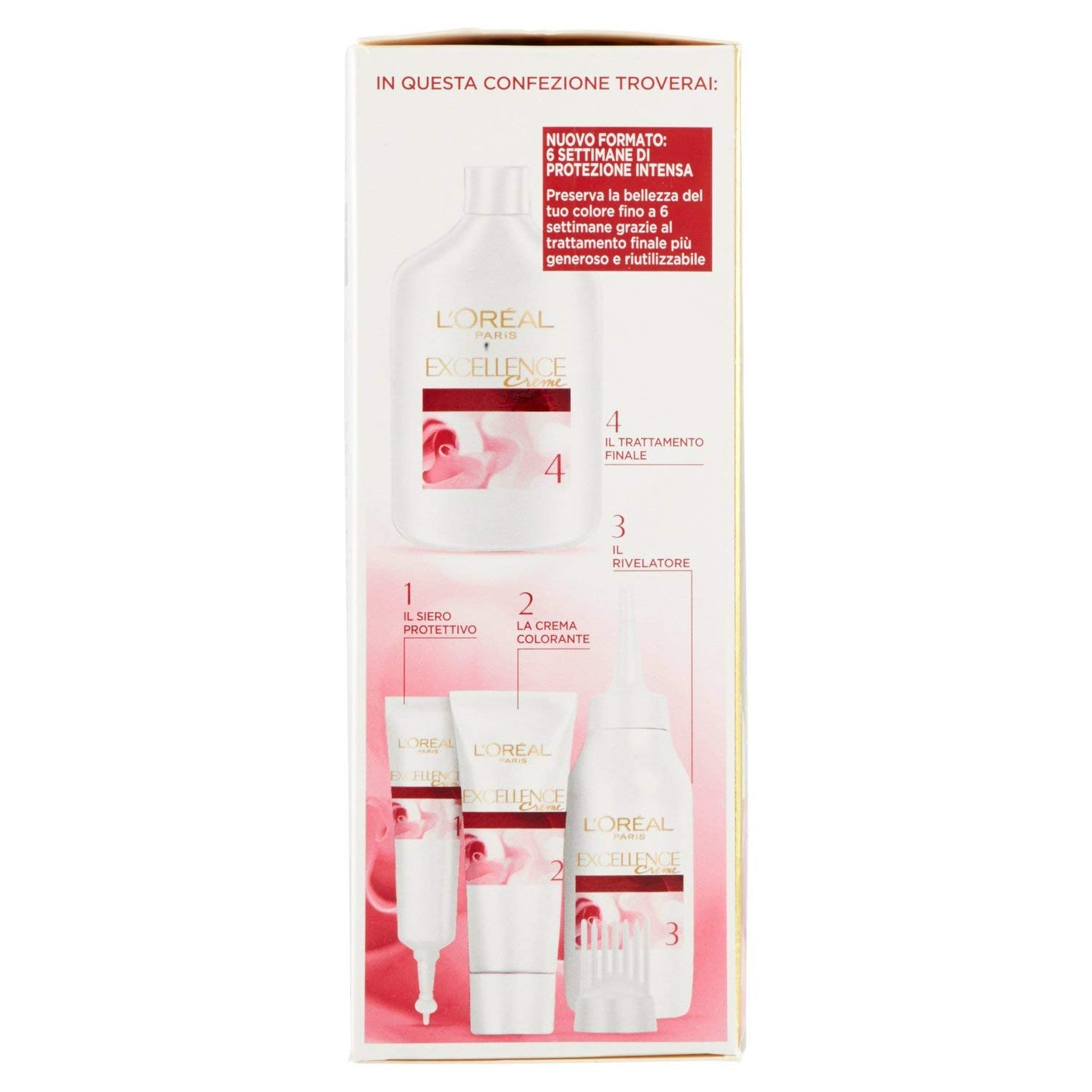 L'Oréal Paris Excellence Crema Colorante Triplo Trattamento Avanzato, 6.3 Biondo Scuro Dorato