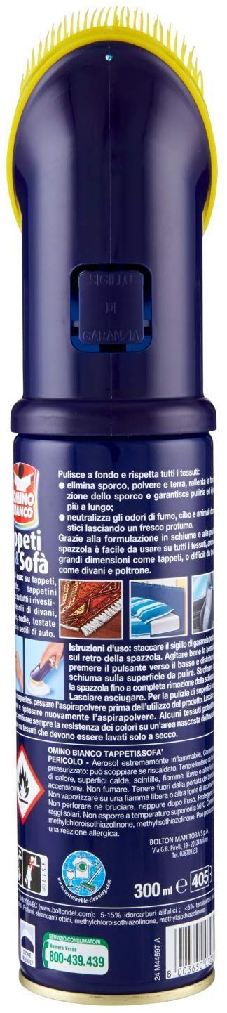 Omino Pulitore Tappeti - 300 ml - 4 Pezzi da 300 ml [1200 ml]