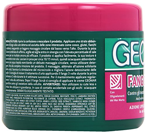 Geomar - Fango Scrub, Azione Lipolitica ed Esfoliante in un Unico Gesto - 600 g