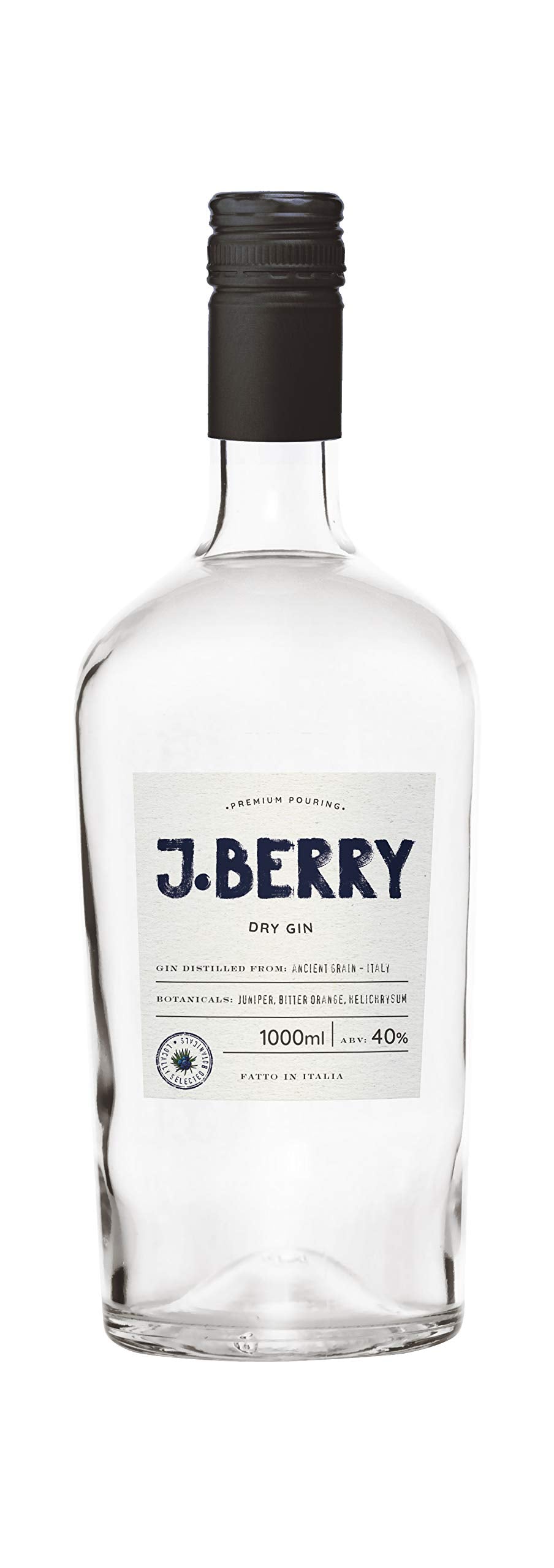 Fine Spirits J Berry Dry Gin - 1000 Ml