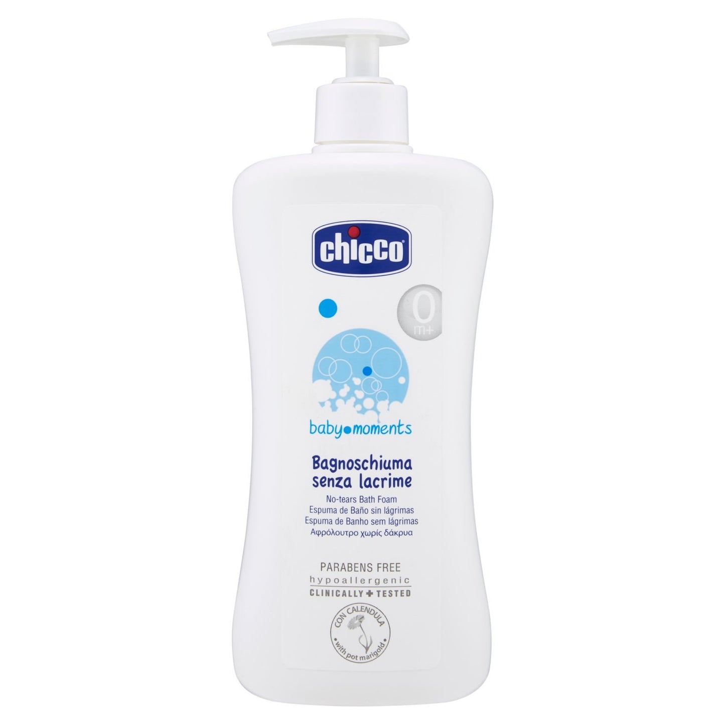 Chicco Baby - Moments Bagnoschiuma per Bambini e Neonati, 500ml