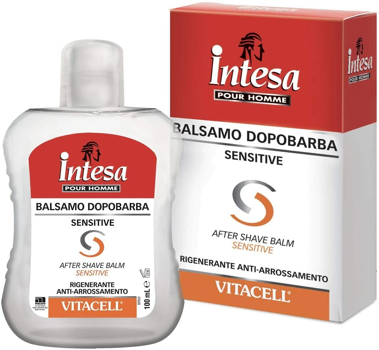 Set 12 INTESA Dopo Barba 100 Vitacell Cura Viso E Pelle Deodoranti uomo