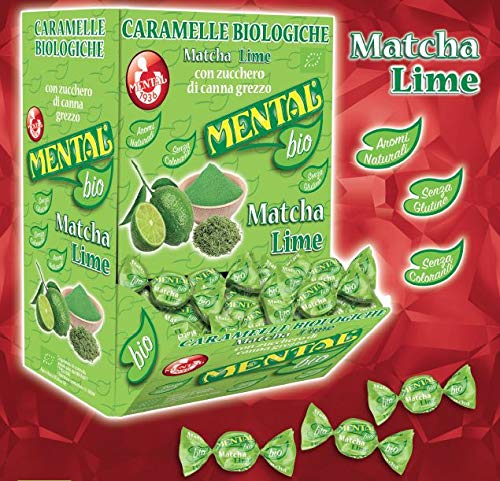 MENTAL BIO MATCHA LIME 750gr CIRCA 188PZ - SENZA GLUTINE, COLORANTI E CON AROMI NATURALI