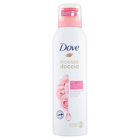 Dove Mousse Doccia con Olio di Rosa - 200 ml