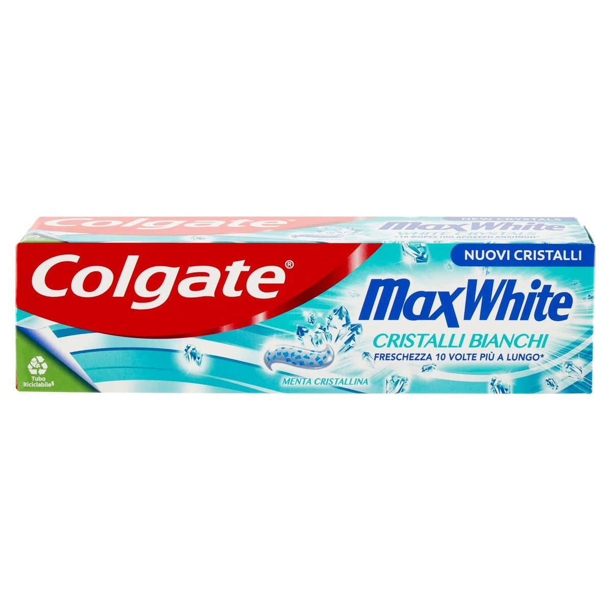 Colgate Dentifricio Sbiancante Max White Cristalli Bianchi, 75ml
