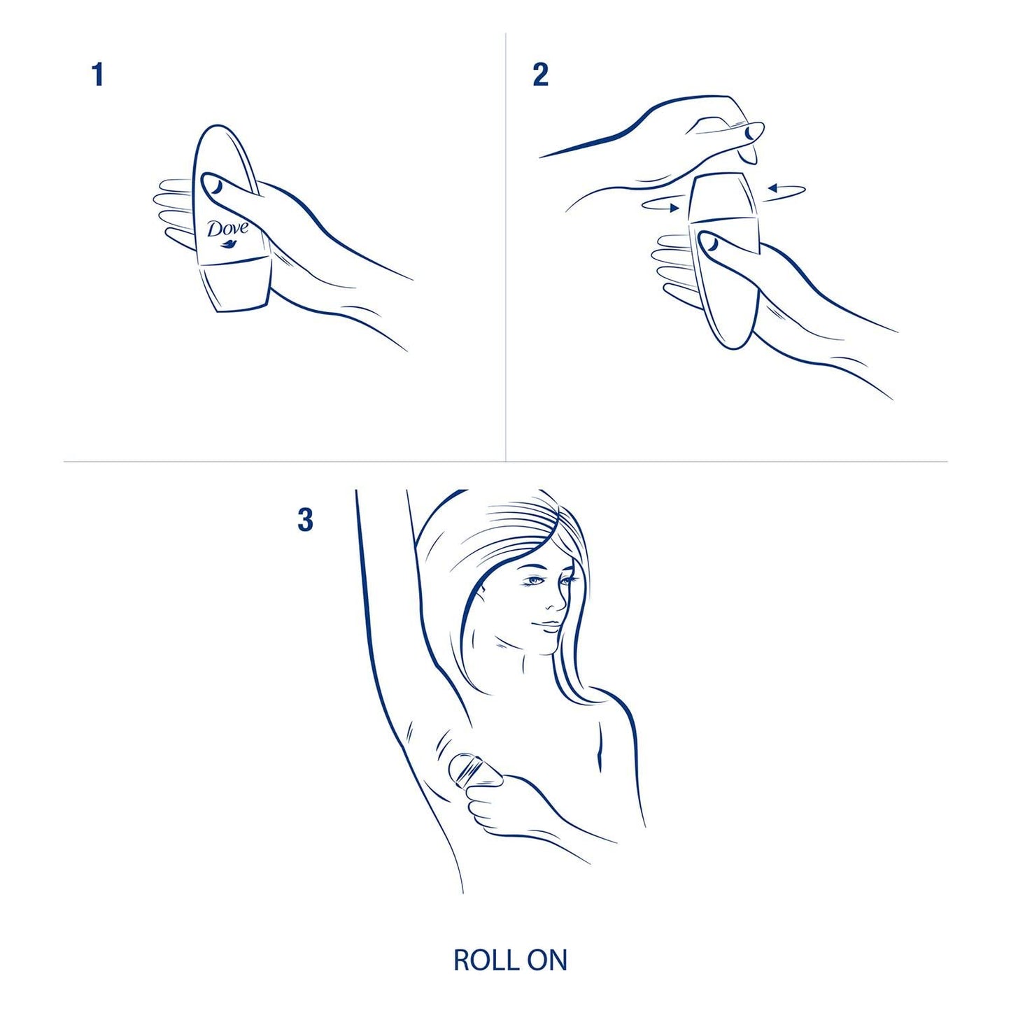 DOVE Deo Persona Roll On Go Fresh Classico 50 Ml