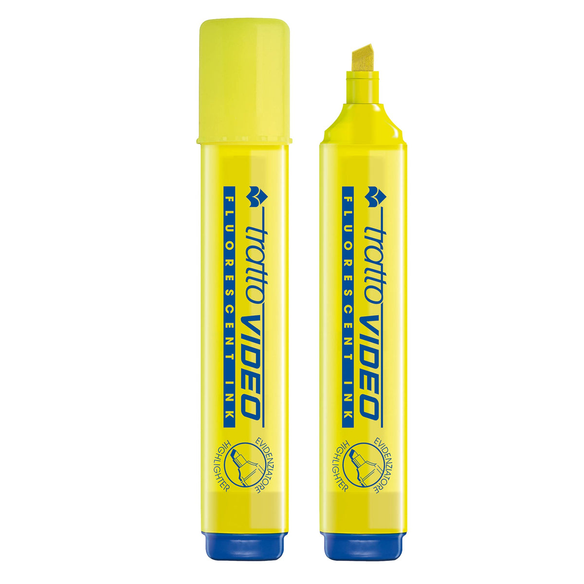 Tratto Video 830201 - Evidenziatore Video, colore: Giallo, confezione da 12