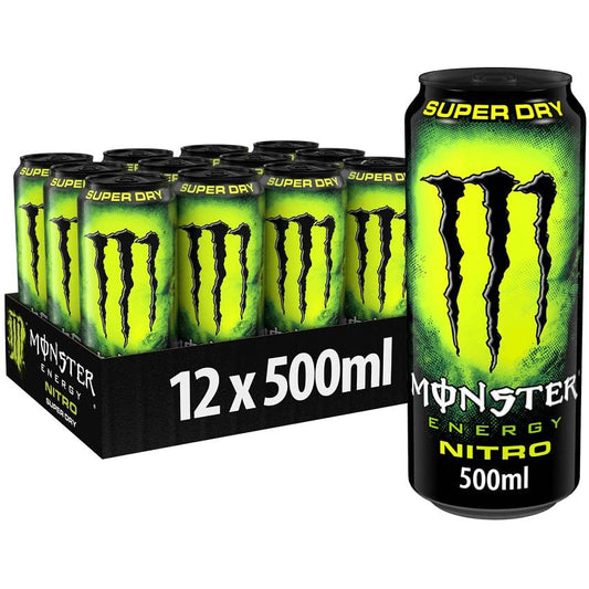 MONSTER NITRO Bevande energetiche pack 12 uds 500ml - Totale 6 litri