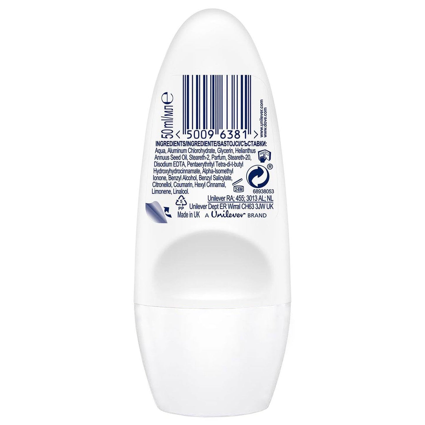 DOVE DEO ROLL 50ML FRESH CUCUM