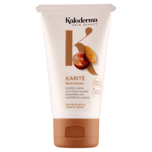 Kaloderma Nutriente Karité Nutriente Burro Mani per Pelle Secca e Molto Secca, 75ml