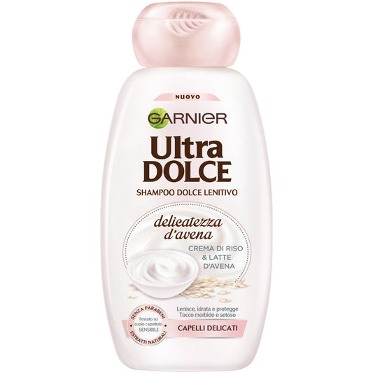 Garnier Ultra Dolce Delicatezza d'Avena Shampoo per Capelli Delicati, 250 ml
