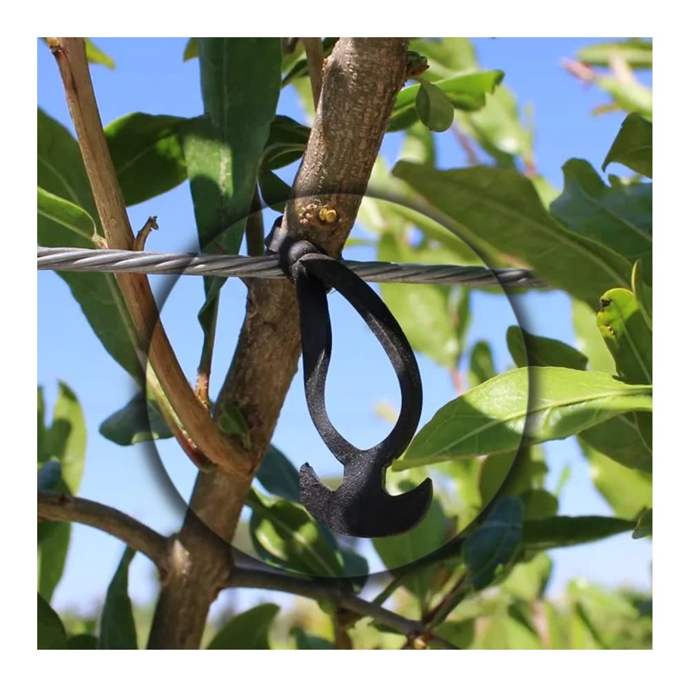 CG94 GANCIO ELASTICO - Fissaggio elastici con gancio ANCORA per orto teloni supporto piante da 500 gr CM.5