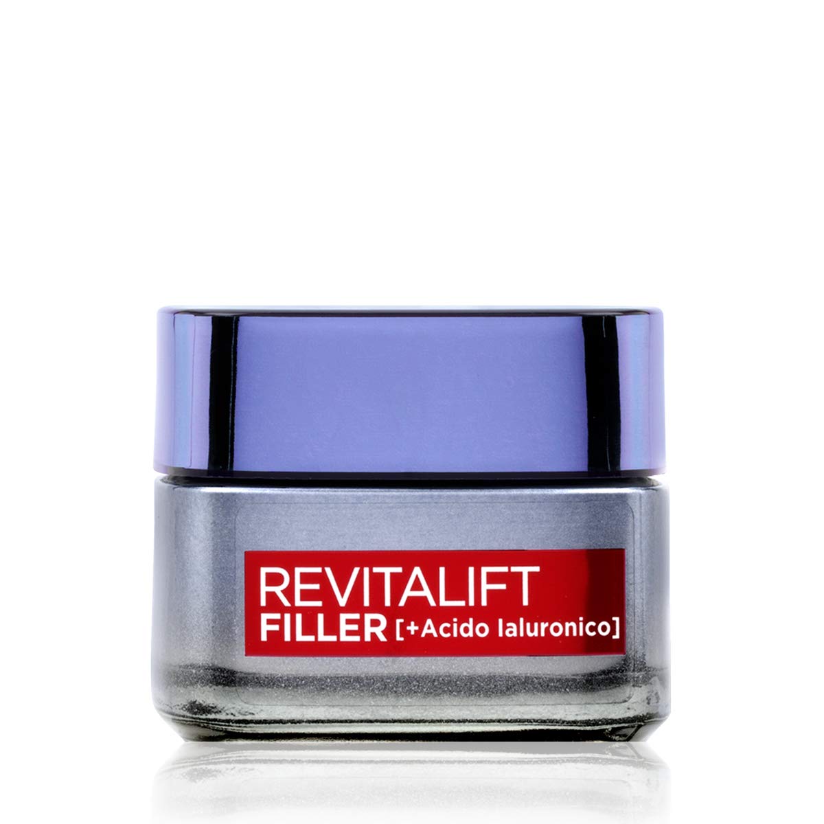 L'Oréal Paris Crema Viso Giorno Revitalift Filler, Azione Antirughe Rivolumizzante con Acido Ialuronico Concentrato, 50 ml