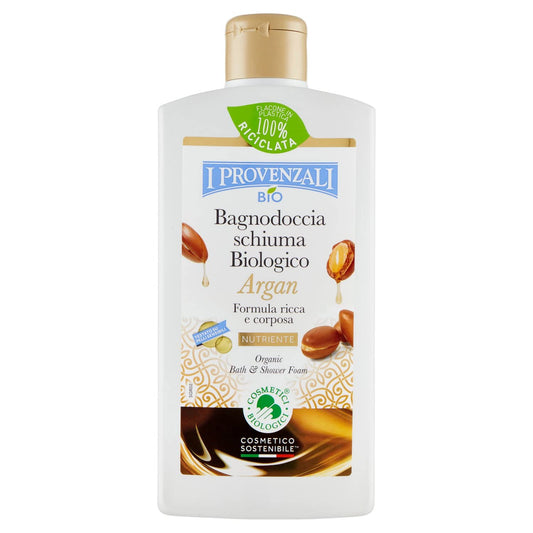 I Provenzali Schiuma da Bagno Organica Argan, 400ml