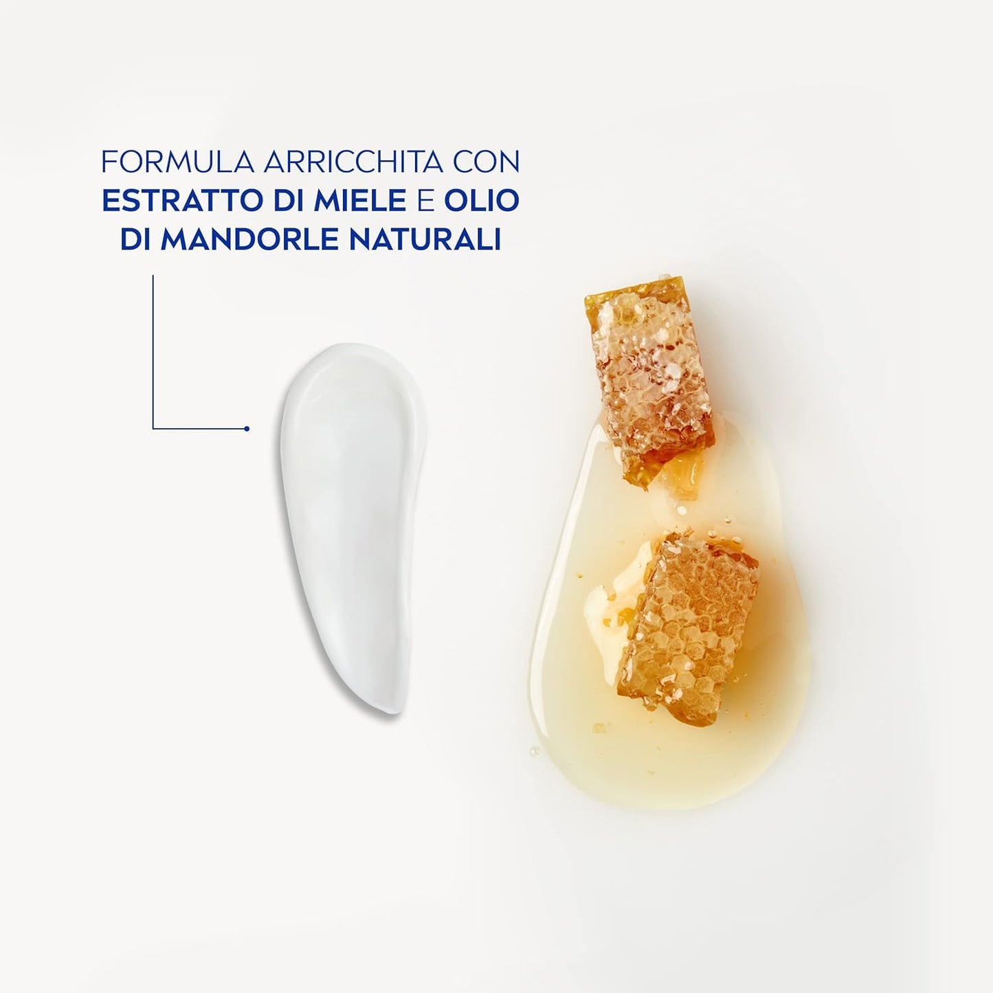 NIVEA Maschera Nutriente Intensiva 3 x 15 ml ciascuno, Maschera viso con Estratto di Miele, Olio di Mandorle e Hydra IQ, Maschera pelli sensibili, secche e stressate