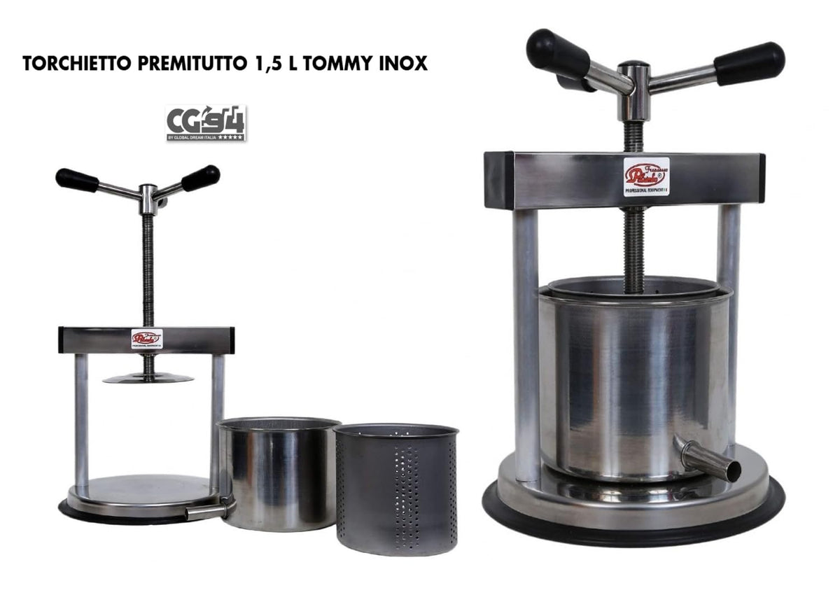 CG94 - Torchietti Premitutto Compatibile Modello Tommy, Grigio, 1,5 Litri