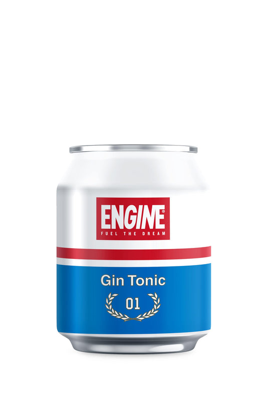 ENGINE RTD Gin&Tonic Ready To Drink 7.5°Abv, Confezione da 24 x 237 ml