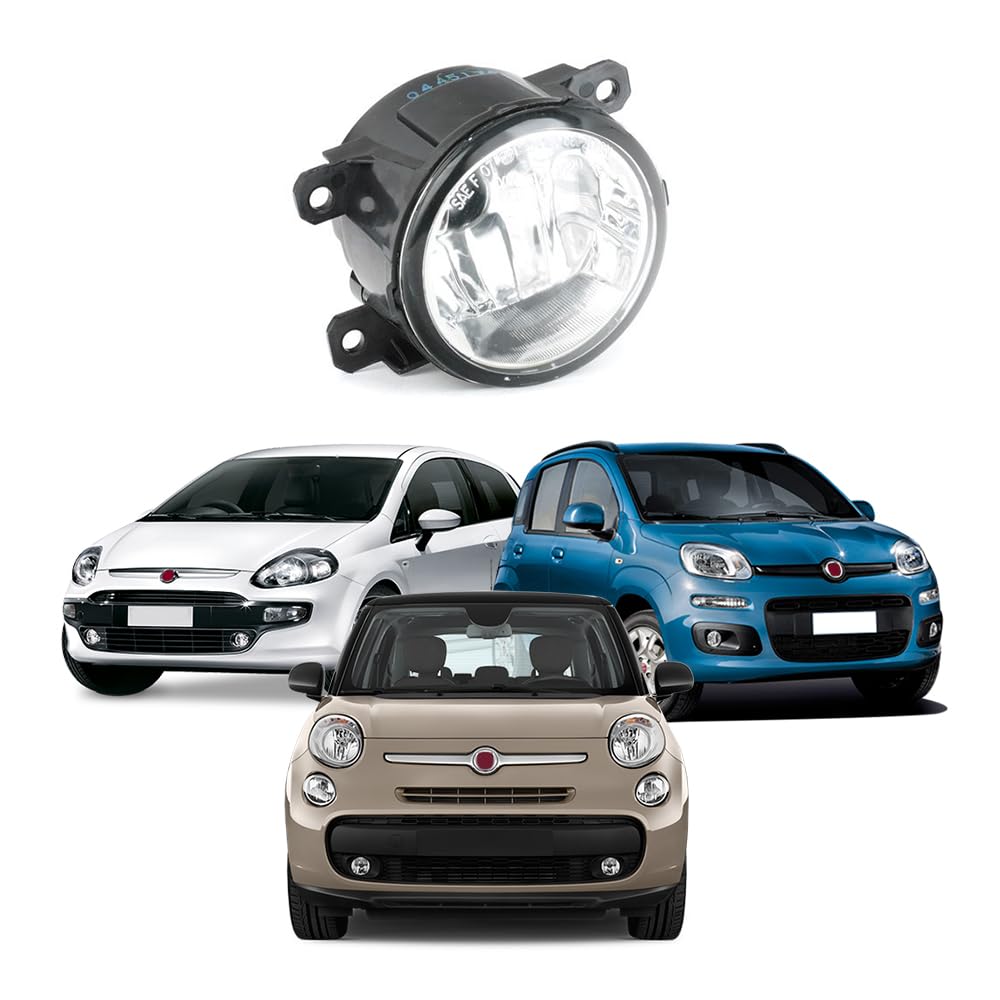 CG94 - Fendinebbia Compatibile Grande Punto Evo '09 | H11 | OEM 51858824 | Adatto a Panda '12, 500L '12, 500 S '14, Tipo 2015 | DX=SX