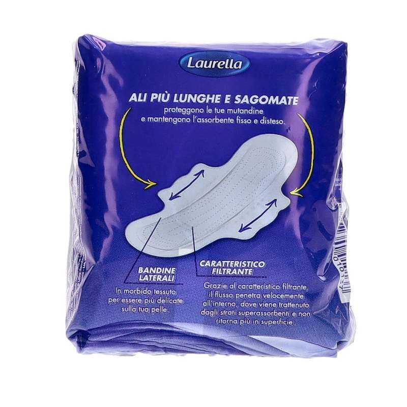 ASSORBENTI LAURELLA ULTRA NOTTE CON ALI 6 CONFEZIONI DA 10 PEZZI (6)