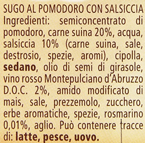 Star - Granragu' Salsiccia - 3 confezioni da 2 pezzi da 90 g [6 pezzi, 540 g]