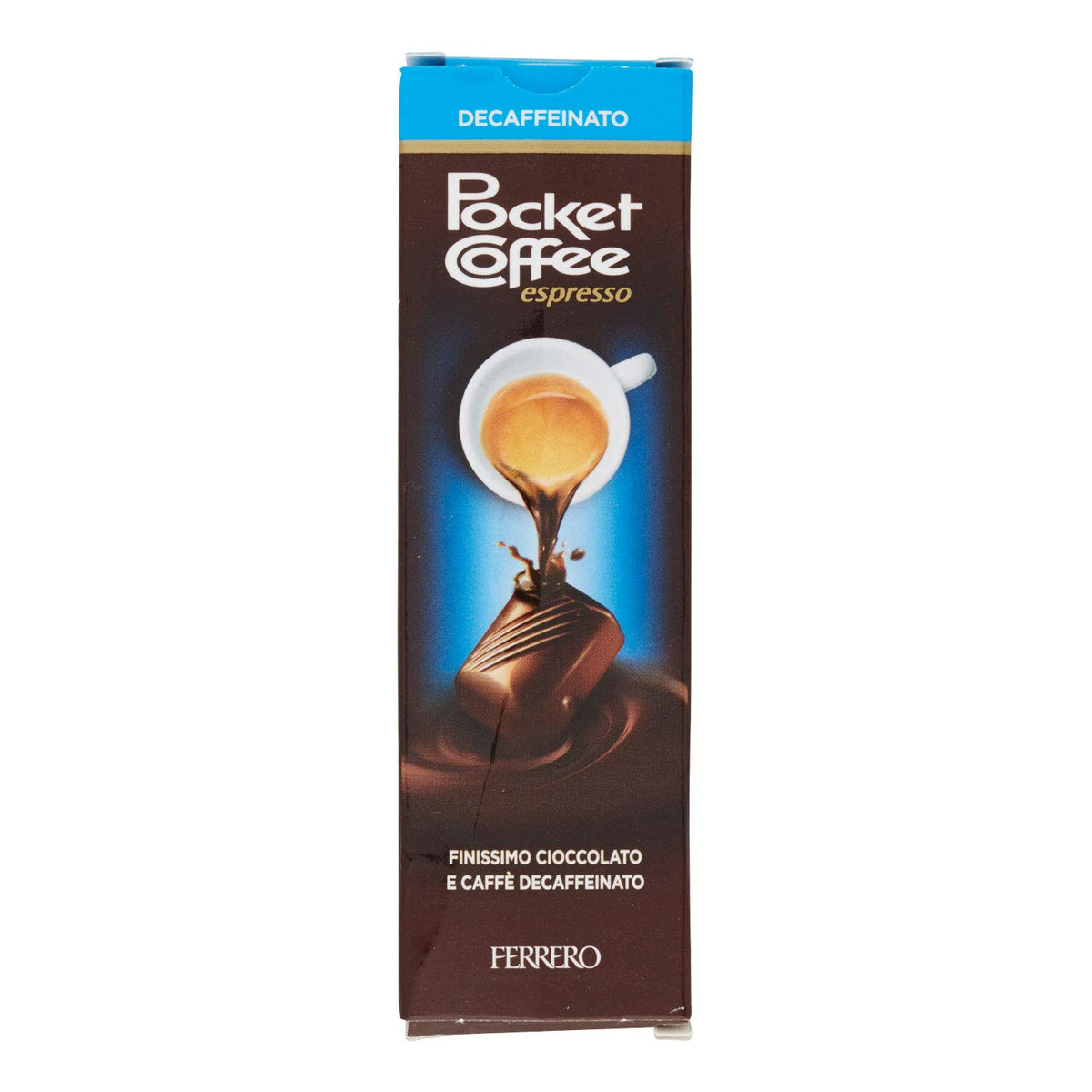 Ferrero Pocket Coffee Espresso Decaffeinato, 5 Praline, 62.5g
