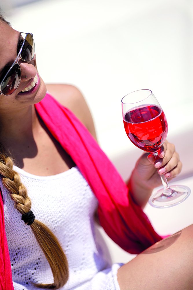 Marine Business 28104 Clear Set da 6 Bicchieri Coppa Vino, Completamente Trasparenti, Infrangibili in Tritan, con Base Antiscivolo