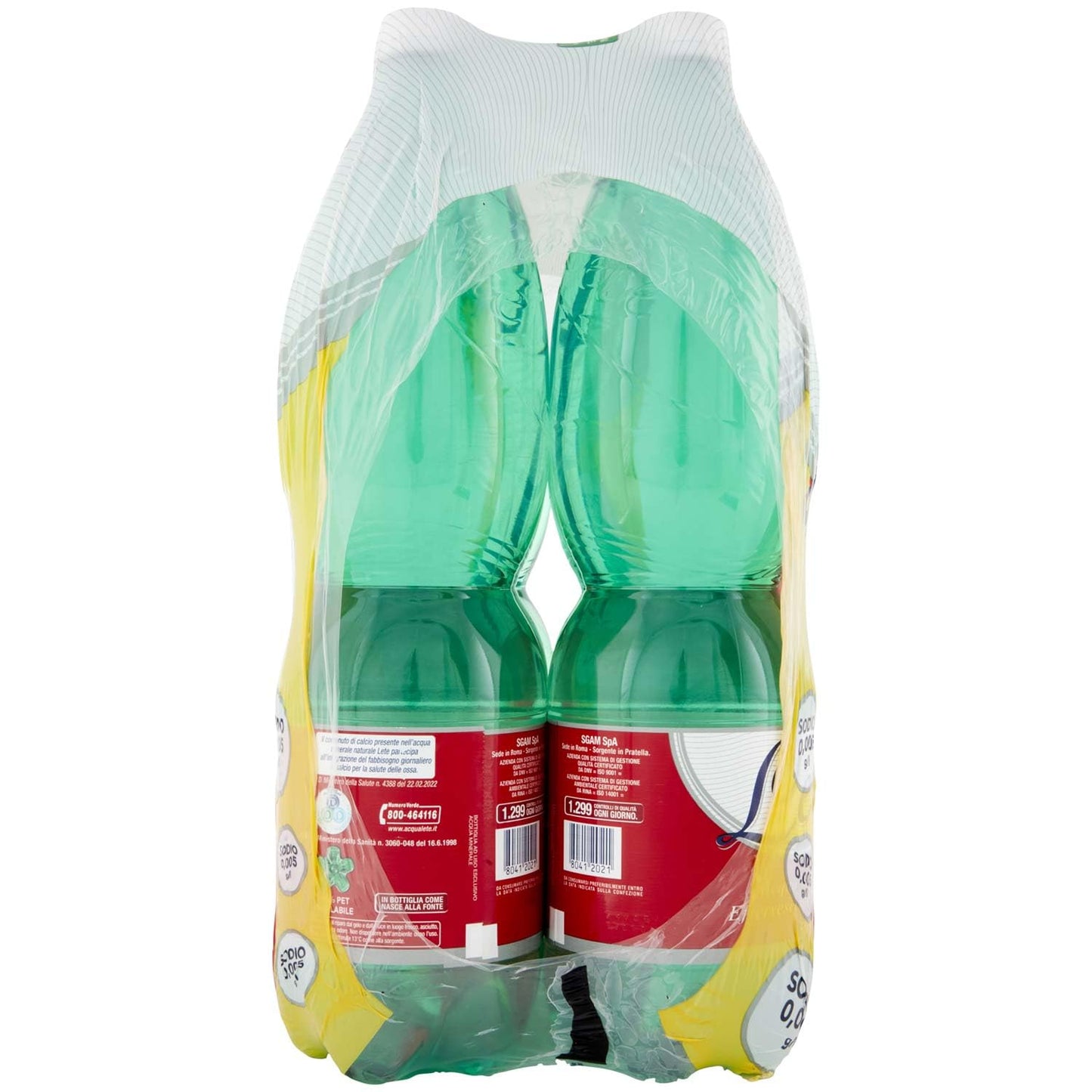 Lete Channel Acqua Minerale Effervescente Naturale - 6 x 1.5 L