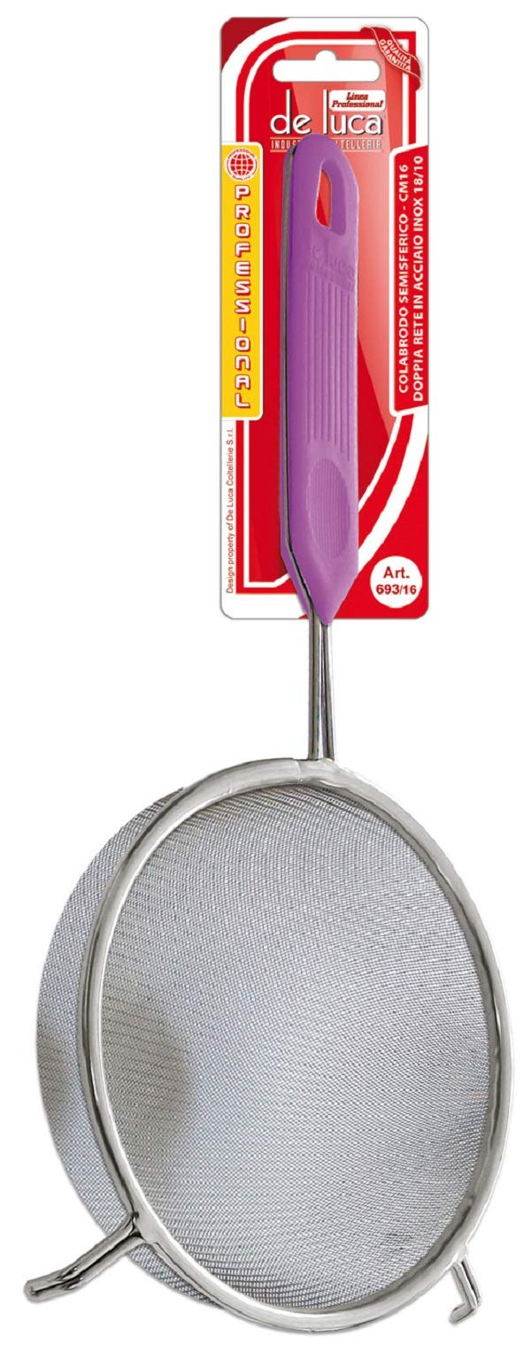 DE LUCA ART 693-16 COLABRODO SEMISFERICO 16CM