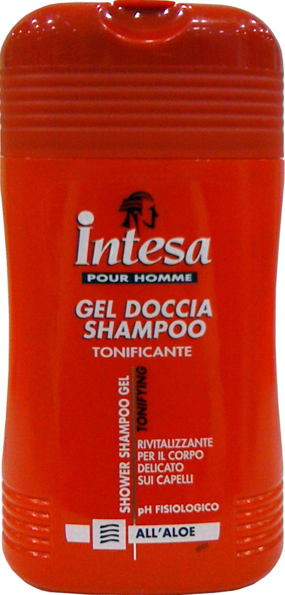 12 x INTESA Doccia Shampoo Gel All'Aloe 250 Ml