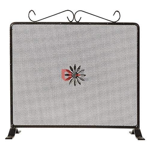 Parascintille 'Fisso' In Ferro Battuto, Tipo Retto.