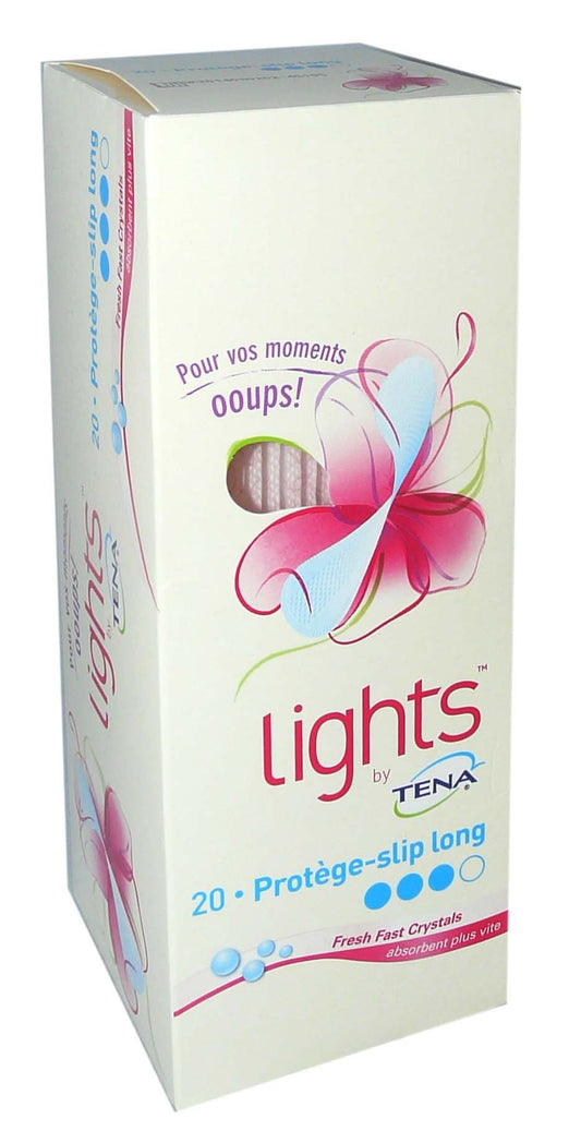 Tena - Tena Lights Sensitive Long Panty Liners - 20 pezzi