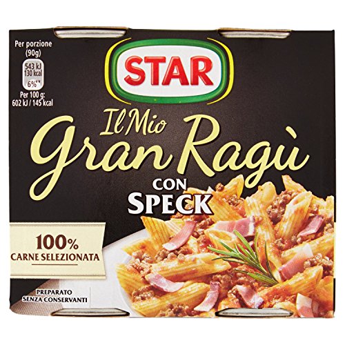 Star - Granragù con Spek - 6 confezioni da 2 vasetti da 180 g [12 vasetti, 24 porzioni]